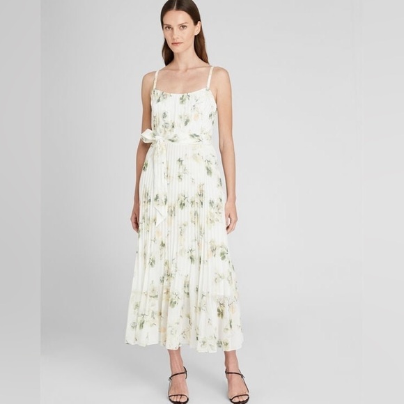 Club Monaco Strappy Pintuck Pleated Dress - Picture 1 of 10